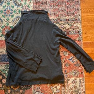 Free people charcoal mock neck